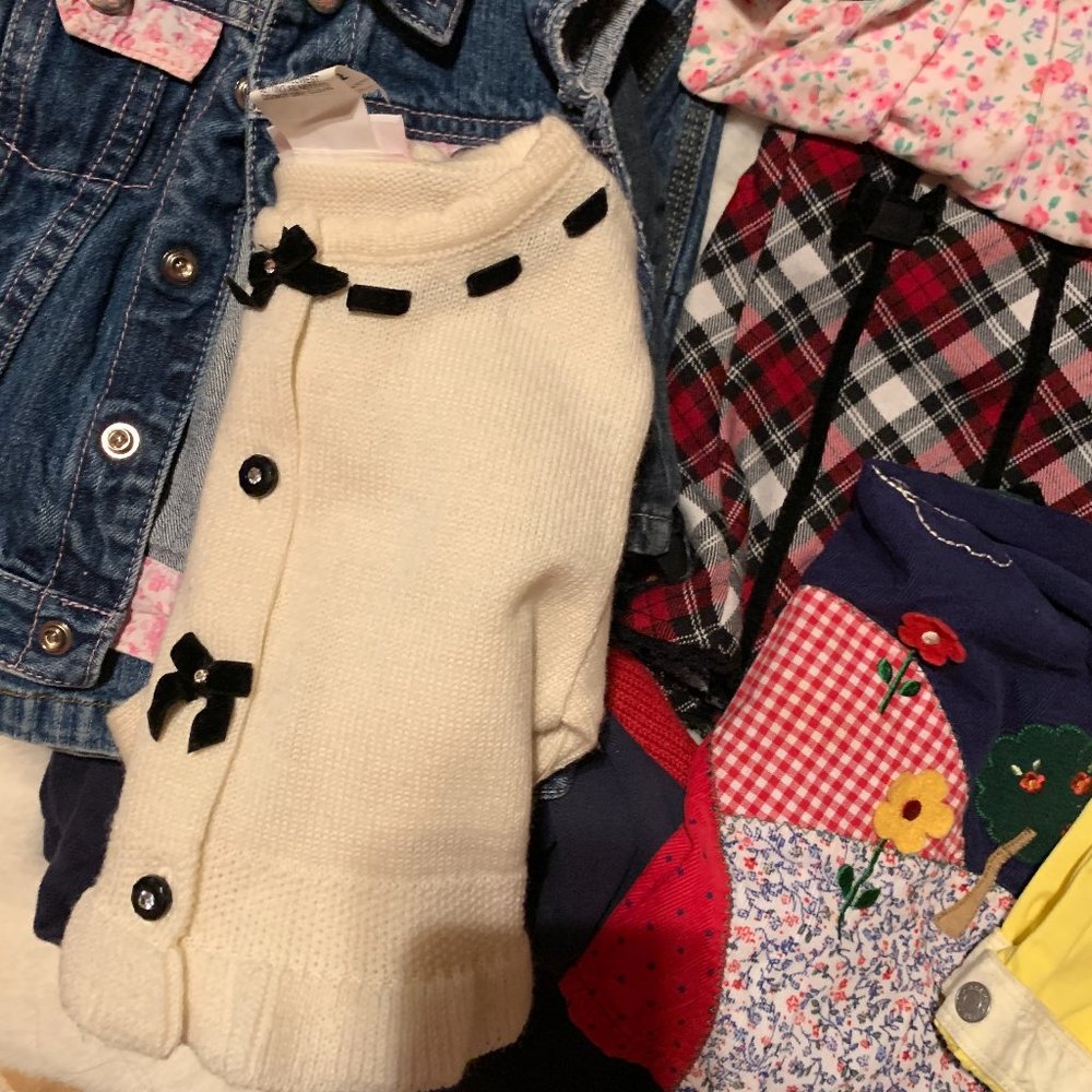 A lot 10 Piece SZ 0-24M Baby Girls Seasonal Clothing Bundle - Picture 3 of 9